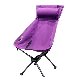 Chaises de plage personnalisées chaise de camping pliable chaise lune pour le camping chaise pliante extérieure blanche