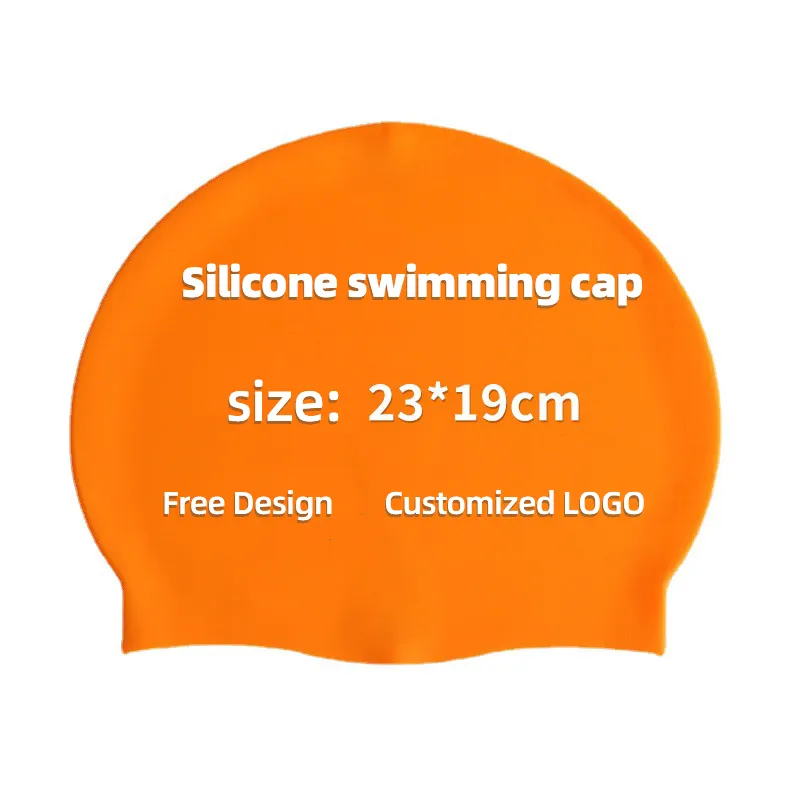 Недорогая силиконовая шапочка для плавания с логотипом, персонализированная мультяшная шапочка для плавания с логотипом, фирменная силиконовая шапочка для плавания