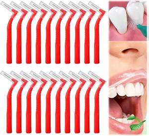 Outil de nettoyage <span class=keywords><strong>dentaire</strong></span> Brosse <span class=keywords><strong>interdentaire</strong></span> Brosse de nettoyage buccal en forme de 7 en acier inoxydable Brosse orthodontique pour les espaces interdentaires - Product Image 5