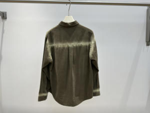 Chemise décontractée à manches longues - Coupe ample - Design à un seul bouton - Fil anti-froissement et anti-déchirure - Style printemps - Product Image 6