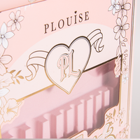 Boîte en carton rigide à double tiroir avec insert pour ensemble de pinceaux de maquillage, emballage cadeau pour outils de beauté, impression de logo sur mesure, design créatif