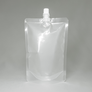 Op maat gemaakte transparante staande spuitzak van biologisch afbreekbaar plastic voor dranken, voor milieuvriendelijke opslag - Product Image 4
