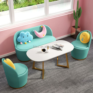 Silla y mesa de colores para uso en el hogar, asiento de color claro para sala de estar, tienda offee, estaurant - Product Image 3