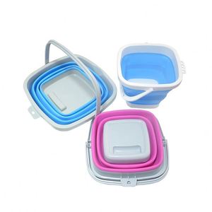 Xô Gấp Xe Silicone Tắm Nước Cắm Trại Bãi Biển Không Thấm Nước Lưu Trữ Linh Hoạt Di Động Xô Gấp Không Thấm Nước - Product Image 6