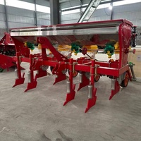 Semoir de précision agricole 4 rangs pour maïs et fertiliseur, machine montée sur tracteur pour la plantation de soja et de maïs en ferme