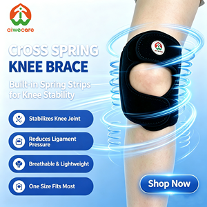 Attelle de <span class=keywords><strong>genou</strong></span> post-chirurgicale réglable, <span class=keywords><strong>orthèse</strong></span> pour la récupération des ligaments et du ménisque, stabilisation de la rotule, rééducation Aiwecare - Product Image 4