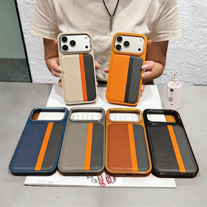 เคสโทรศัพท์หนัง PU แบบด้านป้องกันการตกกระแทกสำหรับ iPhone - Product Image 2