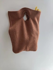 Graziosa borsa all'uncinetto a forma di vaso di fiori morbida e Casual in maglia di poliestere con chiusura aperta da donna Shopping quotidiano <span class=keywords><strong>Vintage</strong></span> - Product Image 5