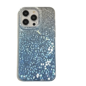 Étui de téléphone portable TPU rhombique de style européen américain pour Apple pour <span class=keywords><strong>iPhone</strong></span> 16Pro Max 15 12-élégant résistant aux chutes pour les femmes - Product Image 5