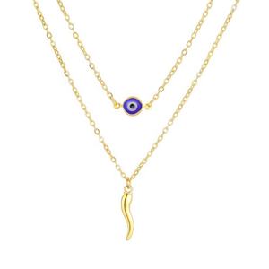 Nuovo Arrivo Collana con Ciondolo a Forma di Peperoncino Classico in Acciaio Inossidabile Placcato <span class=keywords><strong>Oro</strong></span> 18K per Donne - Product Image 5