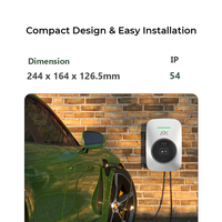 Chargeur de Véhicule Électrique 7kW Prêt pour l'Avenir |   4G en option pour les zones éloignées et les réseaux évolutifs
