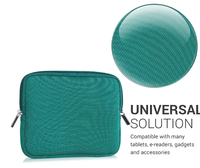 Étui pour liseuse électronique en néoprène de couleur personnalisée avec fermeture éclair, pochette universelle pour liseuse électronique, housse de protection souple pour accessoires de lecture