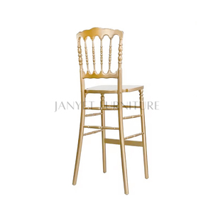 Chaise haute de bar en bois pour événements de mariage, tabourets de bar Napoléon - Product Image 2