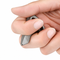 Outil multifonction en titane EDC, outil utilitaire compact pour l'extérieur, équipement métallique léger et durable, OEM/ODM personnalisé