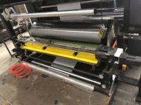 Machine d'impression flexographique à film plastique 2 couleurs pour l'impression de papier et d'étiquettes Letterpress Plate Type Stack Structure