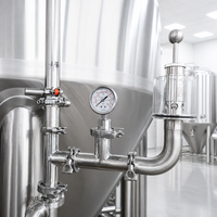 Cuve de Fermentation Enrobée Tonsen 5000L en SUS304 avec Contrôle de Température PLC/PID pour Brasserie Industrielle et Artisanale