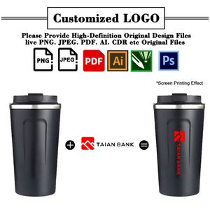 Taza Térmica Inteligente con Pantalla de Temperatura LED, para Regalos Promocionales Empresariales, con Logotipo Personalizado, de Acero Inoxidable, para Viajes - Product Image 3