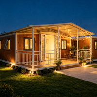 Casa Prefabricada Expandible, Vivienda Modular Moderna, Casa Contenedor Portátil para Proyecto de Villa Residencial