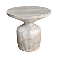 Nouvelle Table d'Appoint en Marbre 2025 – Design Moderne, Noir, Décorative, Multifonctionnelle, Écologique – Mobilier de Salon de Haute Qualité