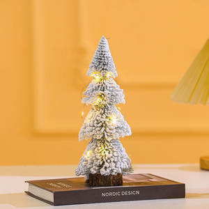 Mini torre de árbol de Navidad, decoración de mesa de cedro de PVC con agujas de <span class=keywords><strong>pino</strong></span> blanco <span class=keywords><strong>para</strong></span> escaparates y regalos (venta al por mayor disponible) - Product Image 5
