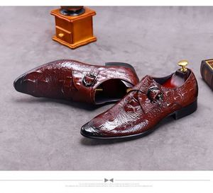 Chaussures Oxford de luxe sur mesure pour hommes, à bout pointu, en cuir, faites à la main, légères et antidérapantes - Product Image 4