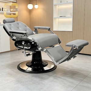 Silla de Barbero Hidráulica de Alta Resistencia con Reposapiés Ajustable, Silla de Peluquería Duradera para Salón de Belleza - Product Image 2