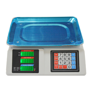 Leaone 40kg इलेक्ट्रॉनिक वाणिज्यिक वजन पैमाने 30kg डिजिटल स्टेनलेस स्टील मूल्य कंप्यूटिंग पैमाने खुदरा दुकानों के लिए - Product Image 1