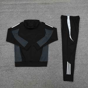 Sweat-shirt à capuche imprimé demi-zip à séchage rapide pour l'automne-hiver, tenue d'entraînement, clubs européens Manchester 25/26 - Product Image 5