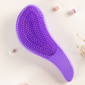 Anti-Static Detangle <strong>Fashion</strong> Comfortable Hair Massage Brush Portable Plastic Pink Salon Hair <strong>Comb</strong> Hot Sale for Women - Product Image 4