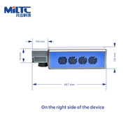 Machine de marquage laser à fibre intégrée A8-20T 20W, refroidie par air, pour codes de date, codes QR, codes-barres, métal, plastique