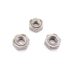 Tuerca <span class=keywords><strong>de</strong></span> Soldadura Hexagonal <span class=keywords><strong>de</strong></span> Acero Inoxidable 304 <span class=keywords><strong>de</strong></span> Alta Calidad A2-70 ISO21670, Rosca Métrica, Tres Puntos <span class=keywords><strong>de</strong></span> Soldadura, Tamaños M5 M6 M8 M10 - Product Image 4