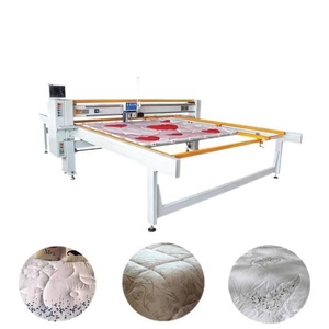 Machine à coudre à tête unique pour la fabrication de quilts, vente en gros pour usine et usage domestique, 2,5 mm max. Machine à coudre industrielle informatisée Indu 1000 pour matériaux épais - Product Image 2