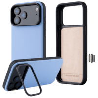 Étui en cuir PU vegan pour iPhone 18 Pro, personnalisation OEM faible coût, directement de l'usine
