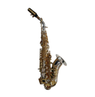 Eastern Music Professional Adjustable High Pitch Bb Soprano Saxophone Curved Design Wind Instrument