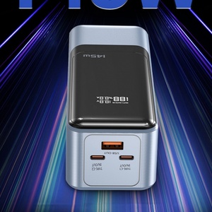 Batterie externe portable PD145W bidirectionnelle 27000 mAh avec revêtement métallique pour charge rapide d'ordinateurs portables - Product Image 4