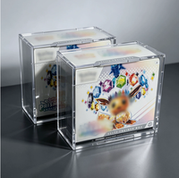 Boîte de présentation anti-poussière en acrylique transparent assemblée pour boîte ETB, boîte de rangement pour cartes à collectionner TCG, boîte de présentation pour figurines, fabrication sur mesure