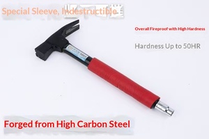 Cangle hammer with sleeve iron hammer head air conditioner installation dual-purpose expansion screw special hammer woodworking - Product Image 4