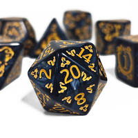 Dés de dragon Logo personnalisable Jeu de dés de dragon Perle polyédrique Acrylique DND RPG pour jeux Donjons & Dragons
