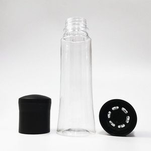 330ml de <span class=keywords><strong>tapas</strong></span> de plástico de sal y pimienta molinillo manual mills pimienta especias tarro de plástico - Product Image 4