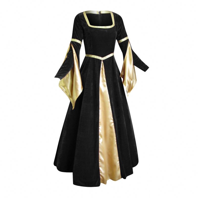 golda dress High Neck Gold Embellished Dress – Walone LLC