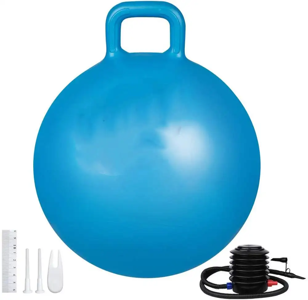 Hopper Ball Kids Exercise Ball Multi-Function Jump Bouncy Ball with Handles
