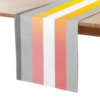 Chemin de table personnalisé en polyester motif arc-en-ciel gay, idéal pour les banquets à domicile, les événements et les rassemblements décontractés
