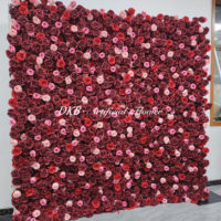 Beliebte Künstliche Blumenwand Geburtstag Hochzeit Blumenwand Eventdekoration 3D Blumenwand Hintergrund 2,4m X 2,4m