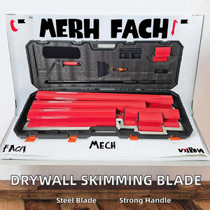 Outil <span class=keywords><strong>de</strong></span> plâtrage DIY type ciseau en acier inoxydable avec manche en plastique, lame <span class=keywords><strong>de</strong></span> raclage thermolaquée, <span class=keywords><strong>spatule</strong></span> pour application <span class=keywords><strong>de</strong></span> mastic et <span class=keywords><strong>lissage</strong></span> - Product Image 2