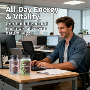 Nhãn hiệu riêng OEM/ODM hiệu lực cao 20% icariin Horny Goat Weed chiết xuất viên nang cho nam tăng cường bổ sung - Product Image 2