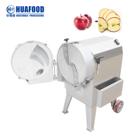 Commerciële Fruitsnijmachine Aardappel Cirkelvormige Chips Shredder Machine Wortelsnijmachine