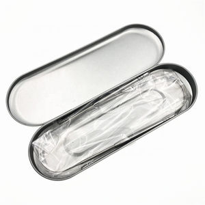 Toocare Vente Chaude Grattoir Nettoyant <span class=keywords><strong>de</strong></span> Langue Vibhuti en Acier Inoxydable Gris avec Manche - Product Image 2