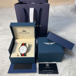 กล่องใส่นาฬิกาหนัง PU คุณภาพสูง ดีไซน์เรียบหรูสำหรับผู้ชาย พร้อมบริการสกรีนโลโก้แบรนด์ตามสั่ง - Product Image 5