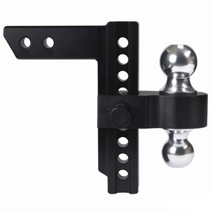 Attelage de <span class=keywords><strong>remorque</strong></span> réglable en alliage d'aluminium à double boule, bras de remorquage de 8 pouces, 2 têtes de boule, compatible avec récepteur de 2 pouces, pièces de <span class=keywords><strong>remorque</strong></span> de rechange - Product Image 2