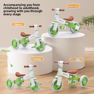 <span class=keywords><strong>Tricycle</strong></span> pour enfants, vélo à pousser, draisienne légère, voiture multifonctionnelle, voiture à roulettes en plastique pour enfants <span class=keywords><strong>de</strong></span> 1 à <span class=keywords><strong>6</strong></span> ans - Product Image 2